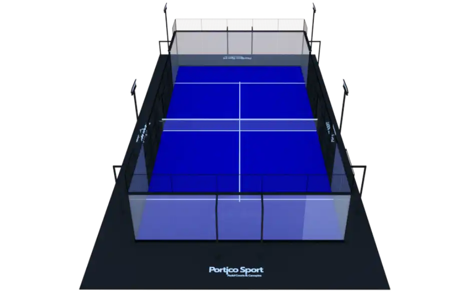 Panoramisches Force 80 Gericht Draufsicht